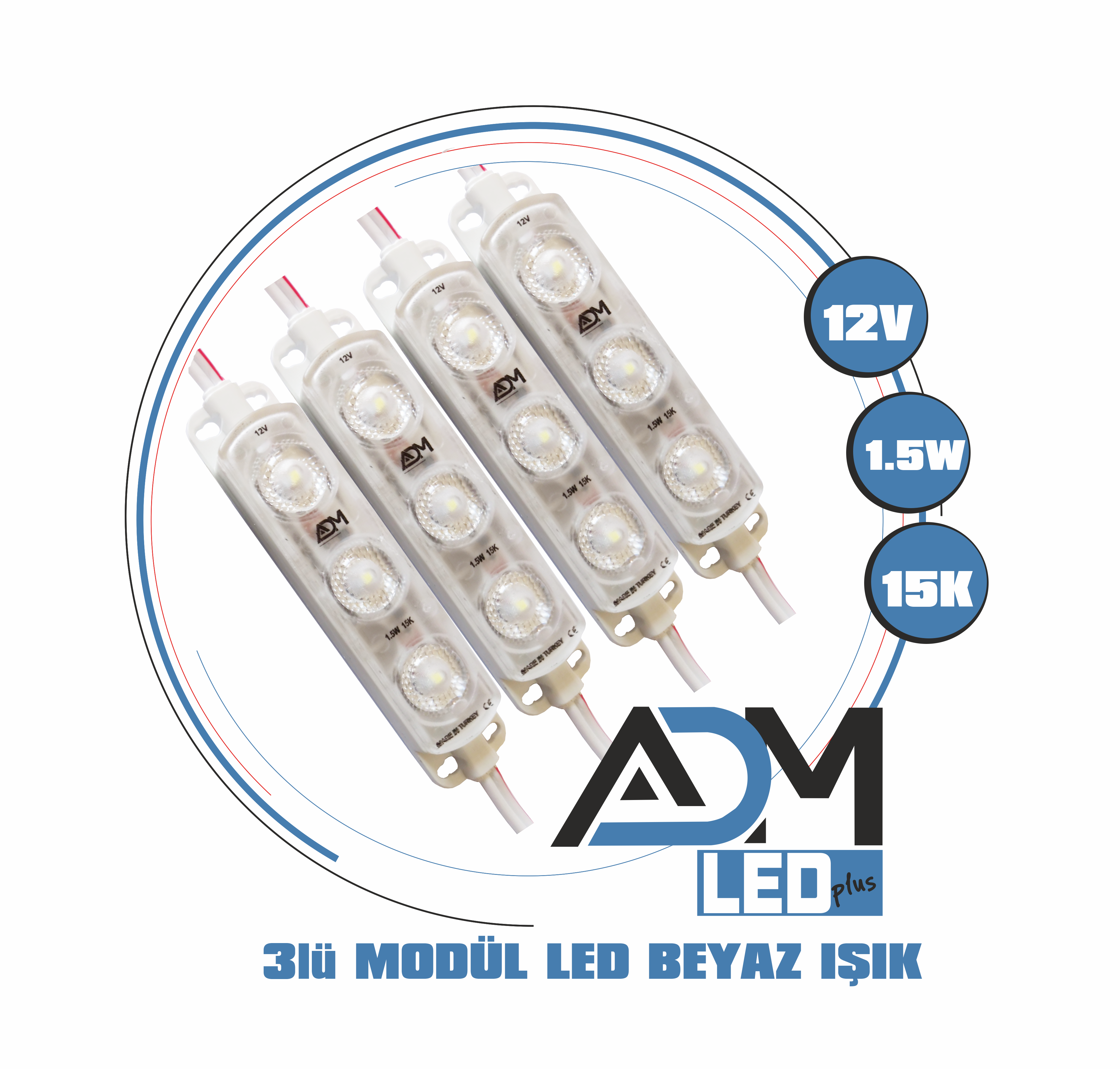 ADM Modul Led Plus Beyaz